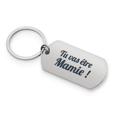 Porte-clé plaque - Tu vas être mamie