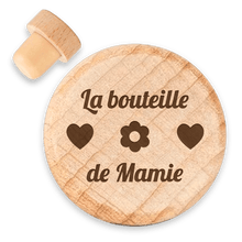 Bouchon de vin - Bouteille de mamie