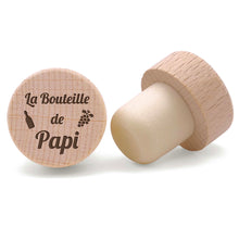 Bouchon de vin - La bouteille de papi