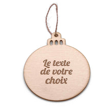 Boule de noël - 100% Personnalisée