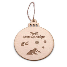 Boule de noël - Noël sous la neige