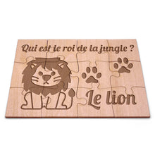 Puzzle 12 pièces - Le lion