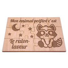 Puzzle 12 pièces - Mon animal préféré