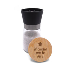 Moulin sel et poivre - N'oublie pas le sel